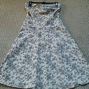 Strapless summer dress